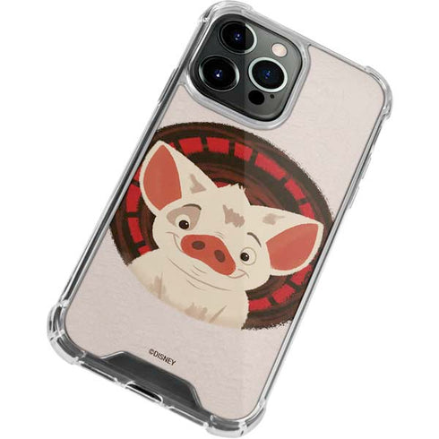 Disney Moana Pua Close Up iPhone 13 Pro Clear Case