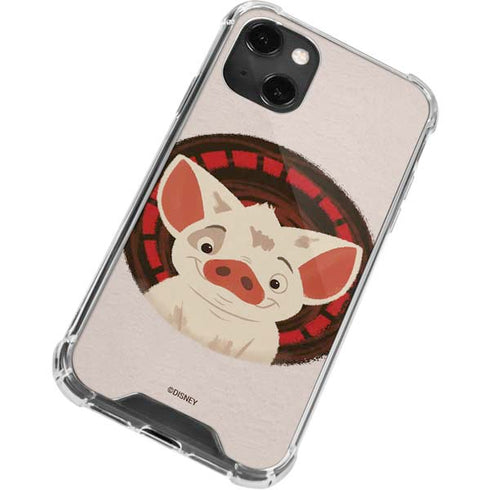 Disney Moana Pua Close Up iPhone 14 Plus Clear Case