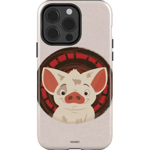 Disney Moana Pua Close Up iPhone 14 Pro Impact Case