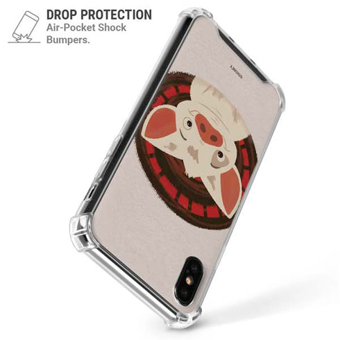 Disney Moana Pua Close Up iPhone XS Max Clear Case