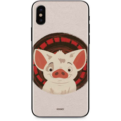 Disney Moana Pua Close Up iPhone XS Skin