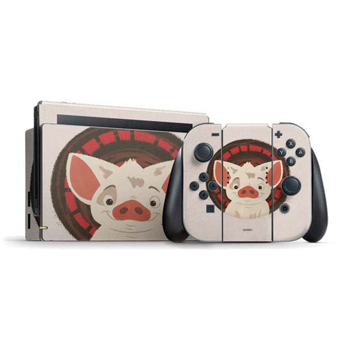 Disney Moana Pua Close Up Nintendo Switch Bundle Skin