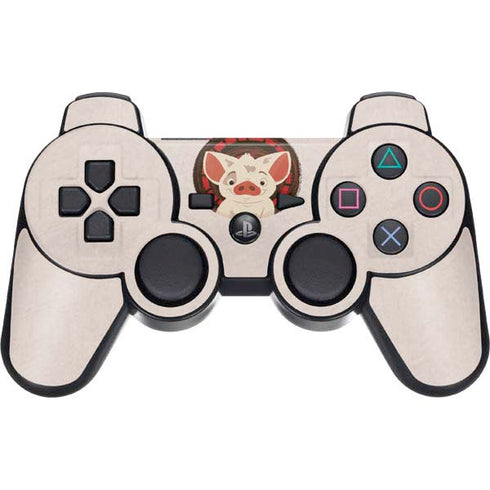 Disney Moana Pua Close Up PS3 Dual Shock wireless controller Skin