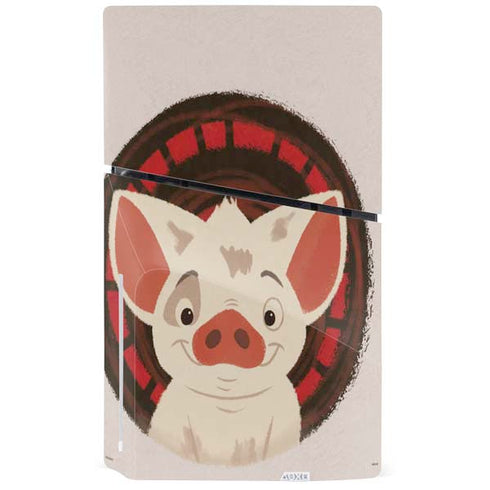 Disney Moana Pua Close Up PS5 Slim Disk Bundle Skin