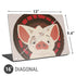 Disney Moana Pua Close Up Universal Laptop 16in (13 x 9.4in) Skin