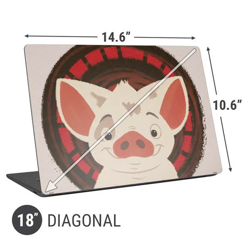 Disney Moana Pua Close Up Universal Laptop 18in (14.6 x 10.6in) Skin