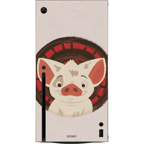 Disney Moana Pua Close Up Xbox Series X Console Skin