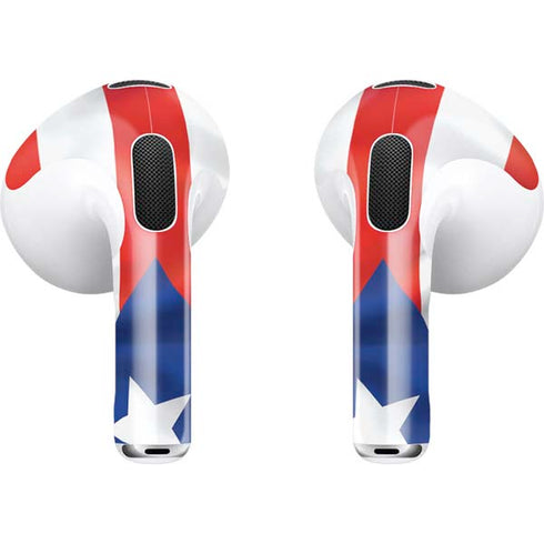 Puerto Rico Flag Apple AirPods (3rd Gen 2021) Skin