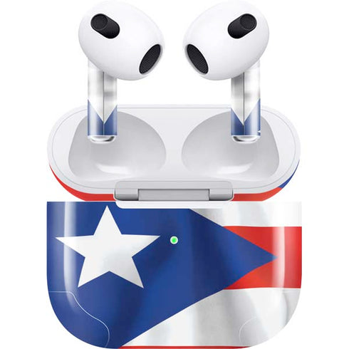Puerto Rico Flag Apple AirPods (3rd Gen 2021) Skin