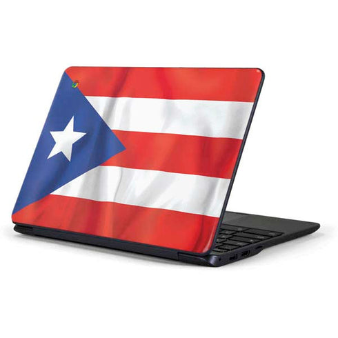 Puerto Rico Flag Samsung Chromebook Skin