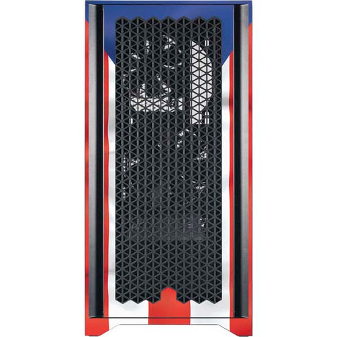 Puerto Rico Flag Corsair 4000D Tempered Glass Mid-Tower ATX Case Skin