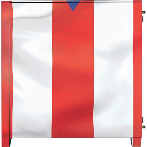 Puerto Rico Flag Corsair 4000D Tempered Glass Mid-Tower ATX Case Skin