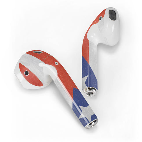 Puerto Rico Flag Distressed Apple AirPods 2 Skin