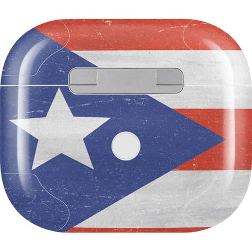 Puerto Rico Flag Distressed Apple AirPods (3rd Gen 2021) Skin