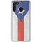 Puerto Rico Flag Distressed Galaxy A21 Clear Case