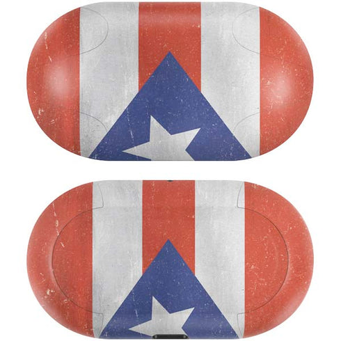 Puerto Rico Flag Distressed Galaxy Buds Skin