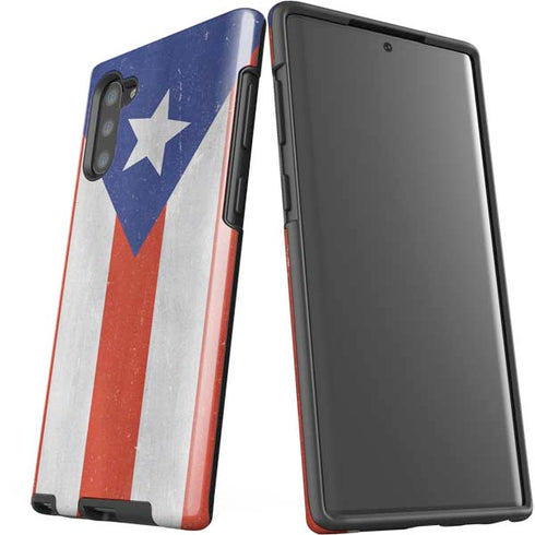 Puerto Rico Flag Distressed Galaxy Note 10 Pro Case