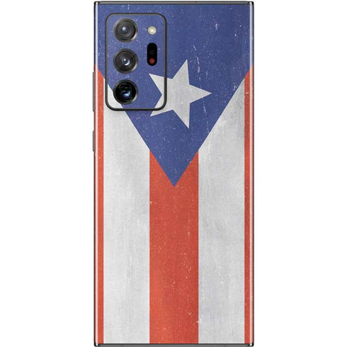 Puerto Rico Flag Distressed Galaxy Note20 Ultra 5G Skin