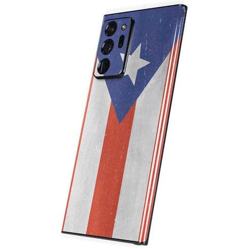 Puerto Rico Flag Distressed Galaxy Note20 Ultra 5G Skin