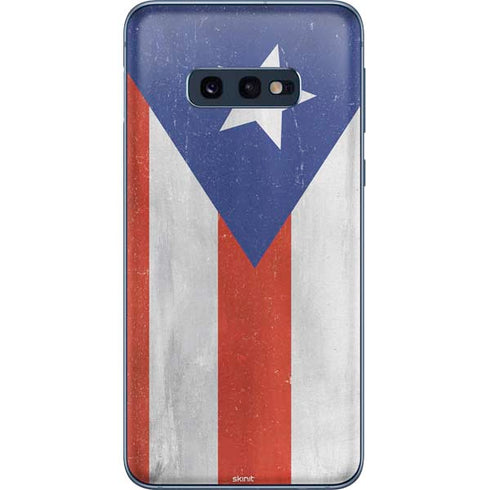 Puerto Rico Flag Distressed Galaxy S10e Skin