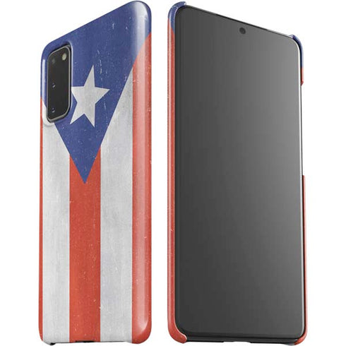 Puerto Rico Flag Distressed Galaxy S20 Lite Case
