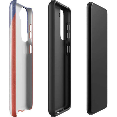 Puerto Rico Flag Distressed Galaxy S22 Plus Pro Case