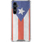 Puerto Rico Flag Distressed Galaxy S23 FE Clear Case