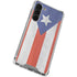 Puerto Rico Flag Distressed Galaxy S23 Plus Clear Case