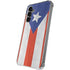 Puerto Rico Flag Distressed Galaxy S24 Plus Clear Case