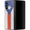 Puerto Rico Flag Distressed Galaxy Z Fold3 5G Skin