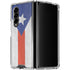Puerto Rico Flag Distressed Galaxy Z Fold4 5G Clear Case