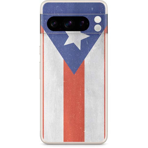 Puerto Rico Flag Distressed Google Pixel 8 Pro Skin