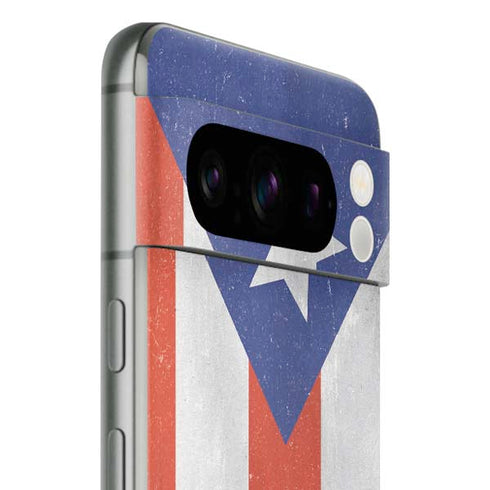 Puerto Rico Flag Distressed Google Pixel 8 Pro Skin