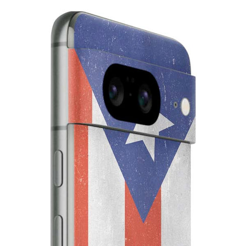 Puerto Rico Flag Distressed Google Pixel 8 Skin