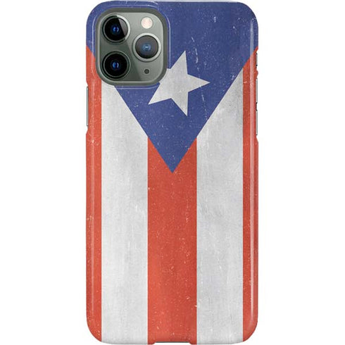 Puerto Rico Flag Distressed iPhone 11 Pro Lite Case