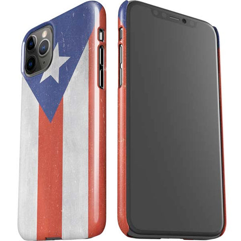 Puerto Rico Flag Distressed iPhone 11 Pro Lite Case