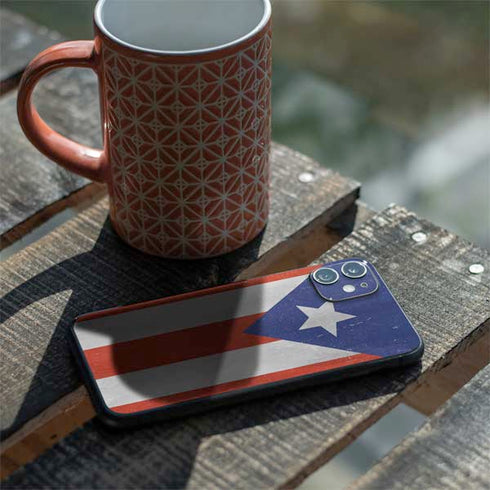 Puerto Rico Flag Distressed iPhone 11 Skin