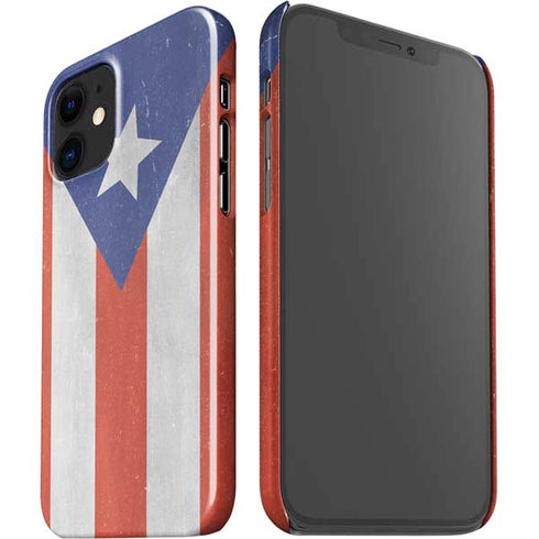 Puerto Rico Flag Distressed iPhone 12 Mini Lite Case