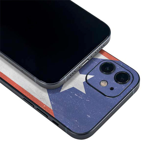 Puerto Rico Flag Distressed iPhone 12 Mini Skin