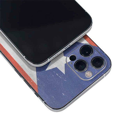 Puerto Rico Flag Distressed iPhone 12 Pro Max Skin