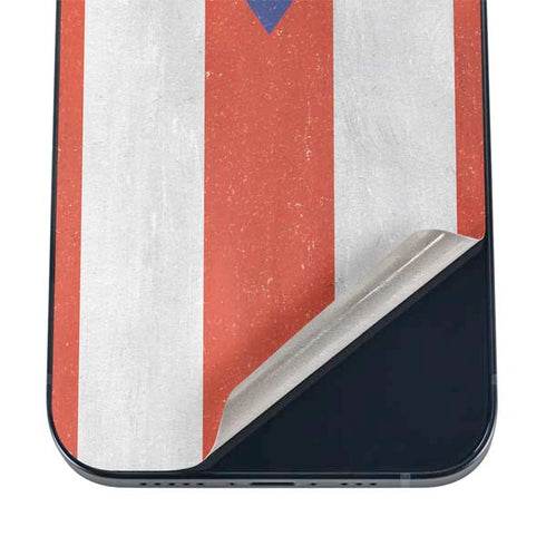 Puerto Rico Flag Distressed iPhone 12 Skin