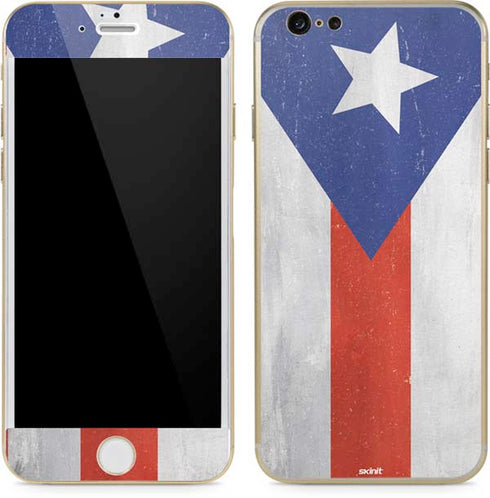 Puerto Rico Flag Distressed iPhone 6/6s Skin
