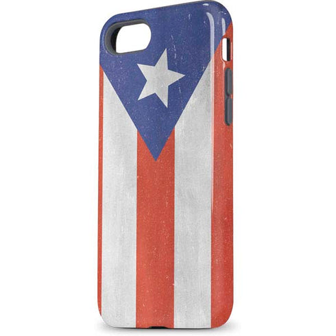 Puerto Rico Flag Distressed iPhone 8 Pro Case