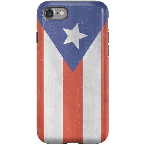 Puerto Rico Flag Distressed iPhone SE (2nd & 3rd Gen) Pro Case