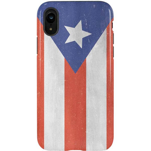 Puerto Rico Flag Distressed iPhone XR Pro Case