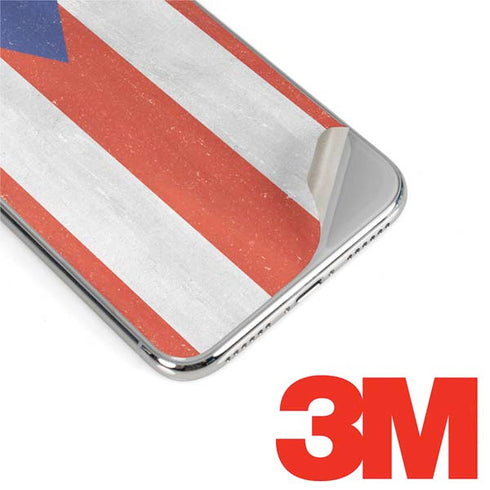 Puerto Rico Flag Distressed iPhone XR Skin