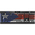Puerto Rico Flag Distressed K95 RGB PLATINUM Mechanical Gaming Keyboard Skin