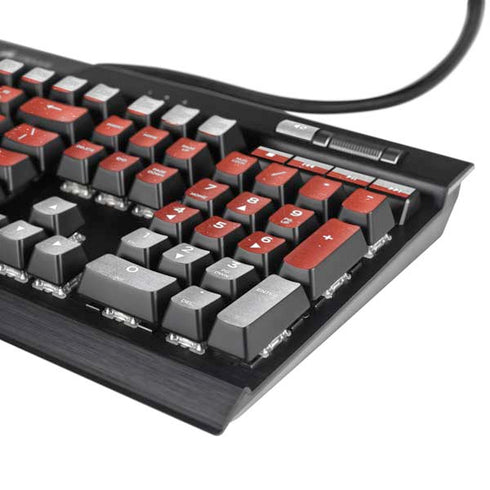 Puerto Rico Flag Distressed K95 RGB PLATINUM Mechanical Gaming Keyboard Skin