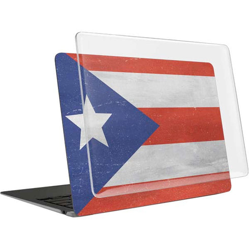 Puerto Rico Flag Distressed MacBook Air 15in (2023-2025) Case plus Skin