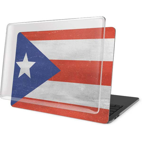 Puerto Rico Flag Distressed MacBook Pro 13in (2020) Case plus Skin